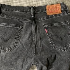 Levi’s 511 Washed Black Jeans